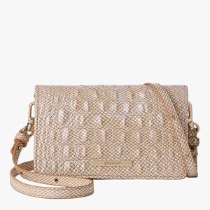 Brahmin Iridescent Tiramisu Minuet Leather Crossbody Bag ❤️‍🔥